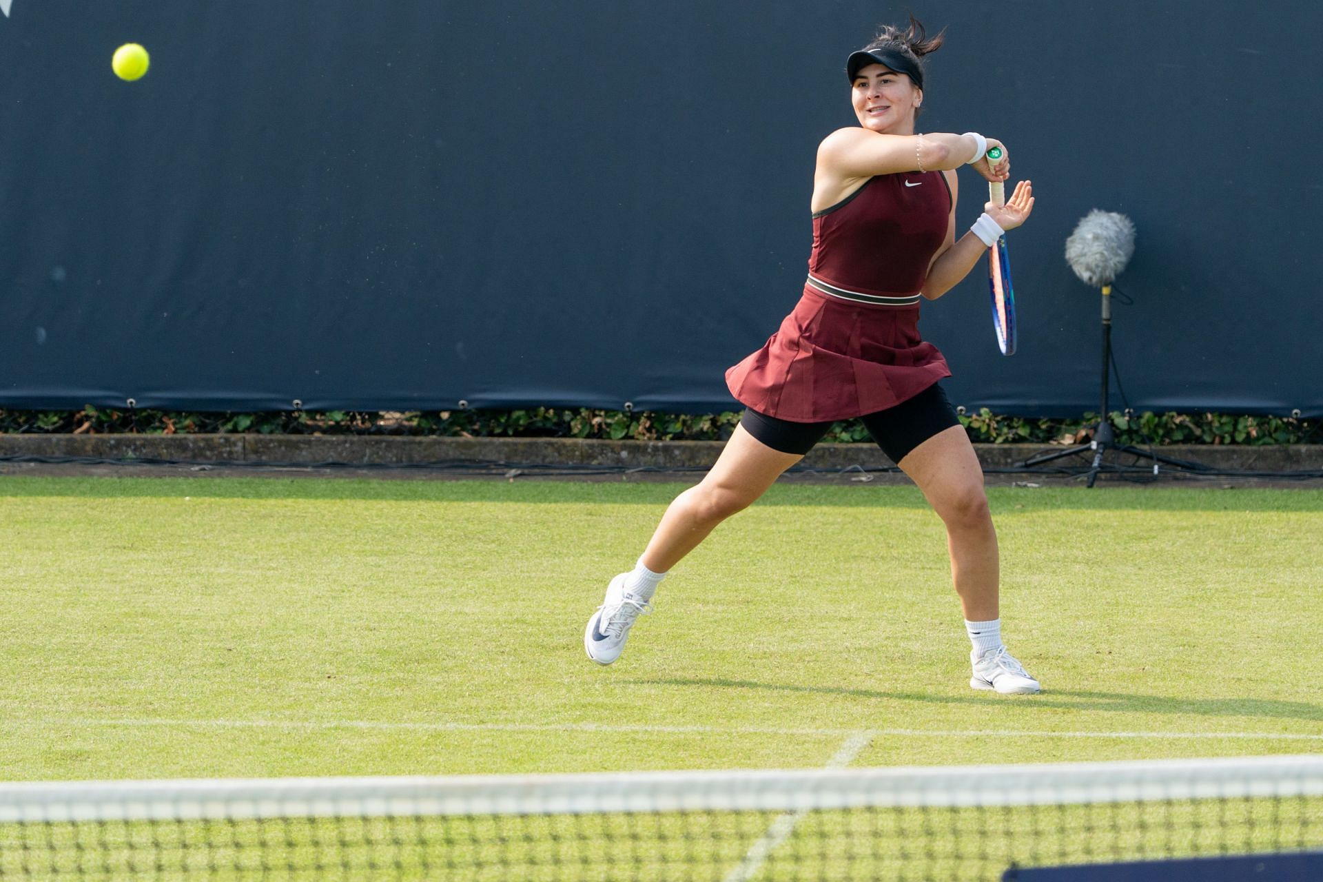 Bianca Andreescu at the Libema Open 2025. (Photo: Getty)